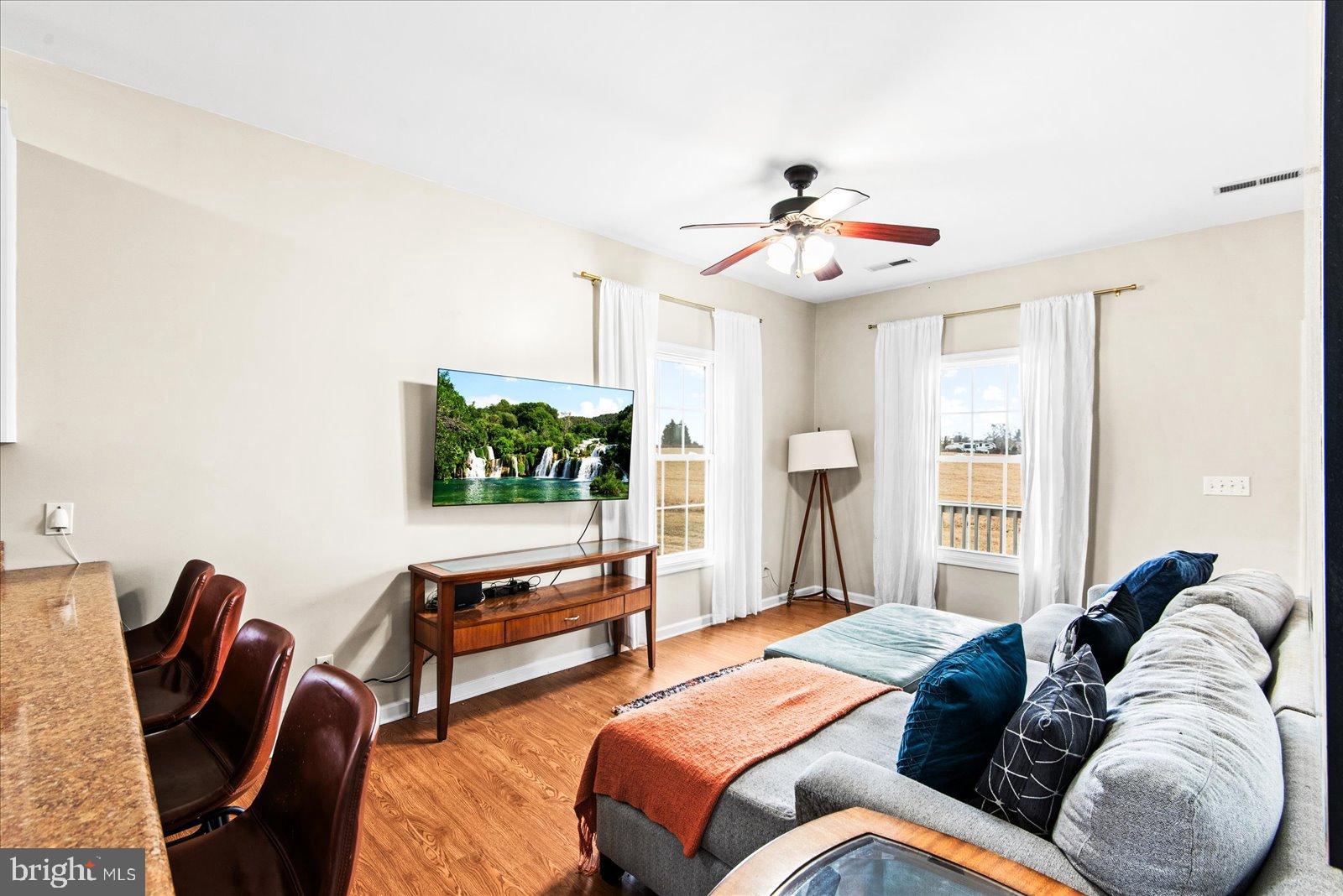 Bright and inviting living space with charm.