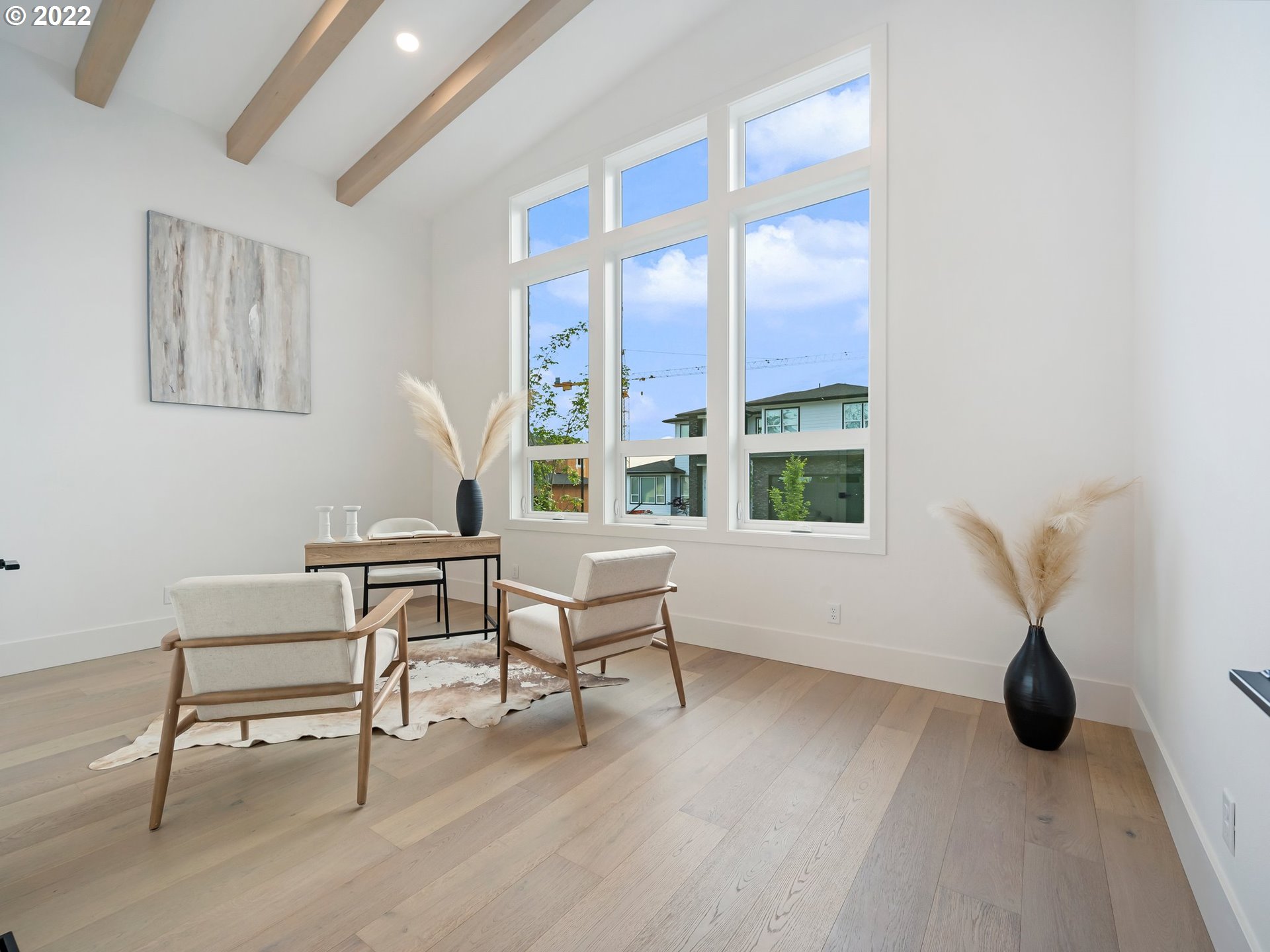 4713 Southeast Ascension Drive Camas, WA 98607 - Photo 22 of 32 a view of a workspace with furniture and a window