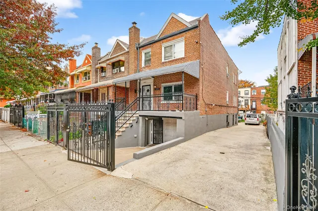 a view of a building with a outdoor space
