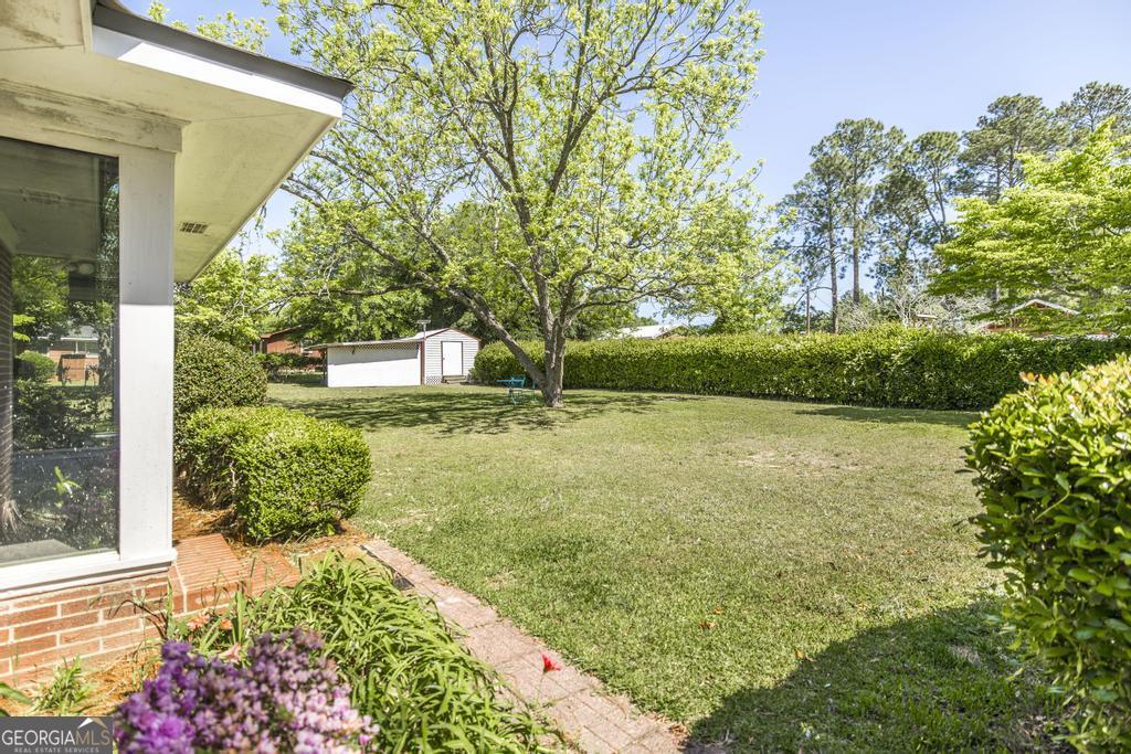 129 South 7th Street Cochran, GA 31014 - Photo 33 of 54 The private backyard offers space to relax and enjoy the outdoors.
