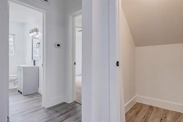wooden floor in a gallery