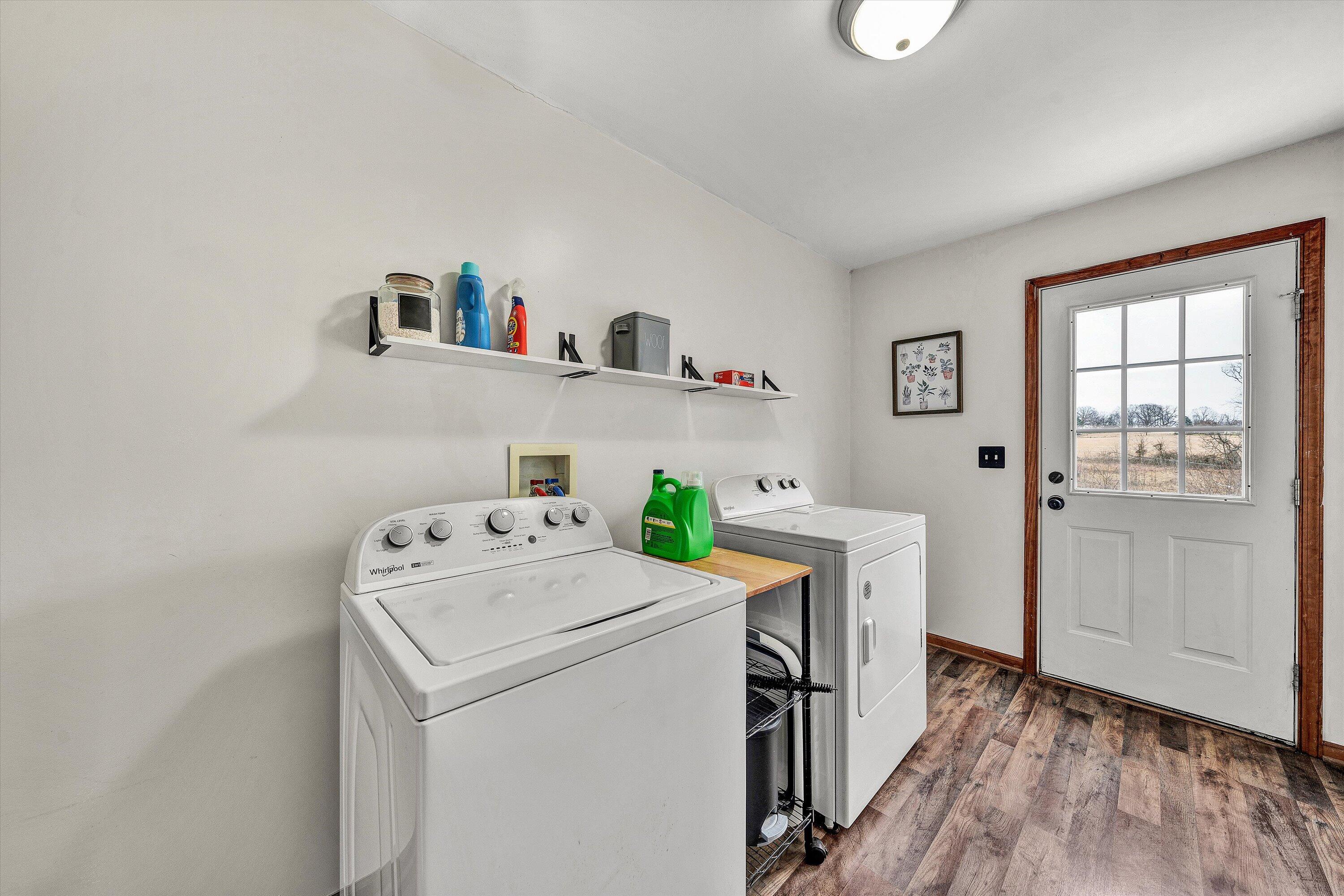 1188 Airport Road Moneta, VA 24121 - Photo 17 of 34 a utility room with dryer and washer