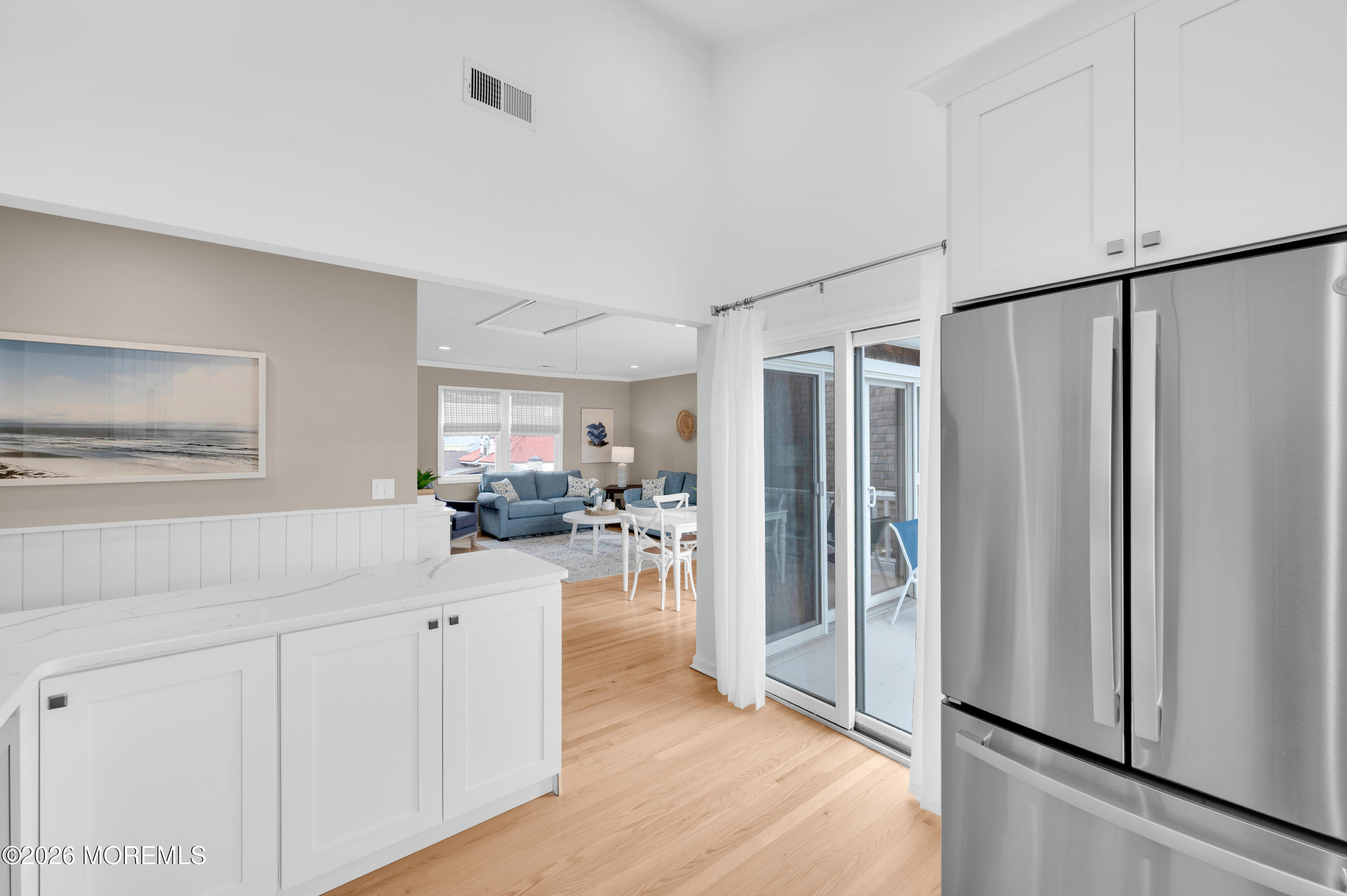 41 A Mount Street Bay Head, NJ 08742 - Photo 6 of 33 a kitchen with stainless steel appliances a refrigerator and a stove top oven