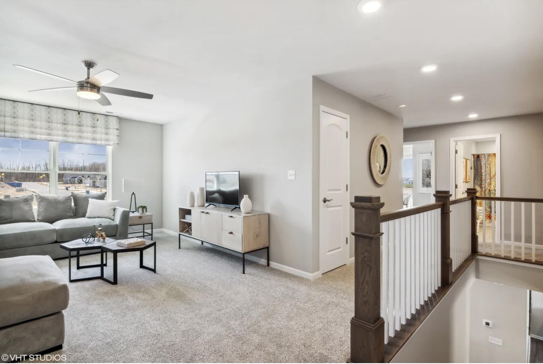 Undisclosed Address Winfield, IN 46307 - Photo 15 of 25 a view of living room with furniture and windows