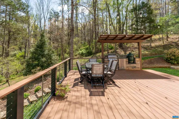 a chairs and a table in a patio