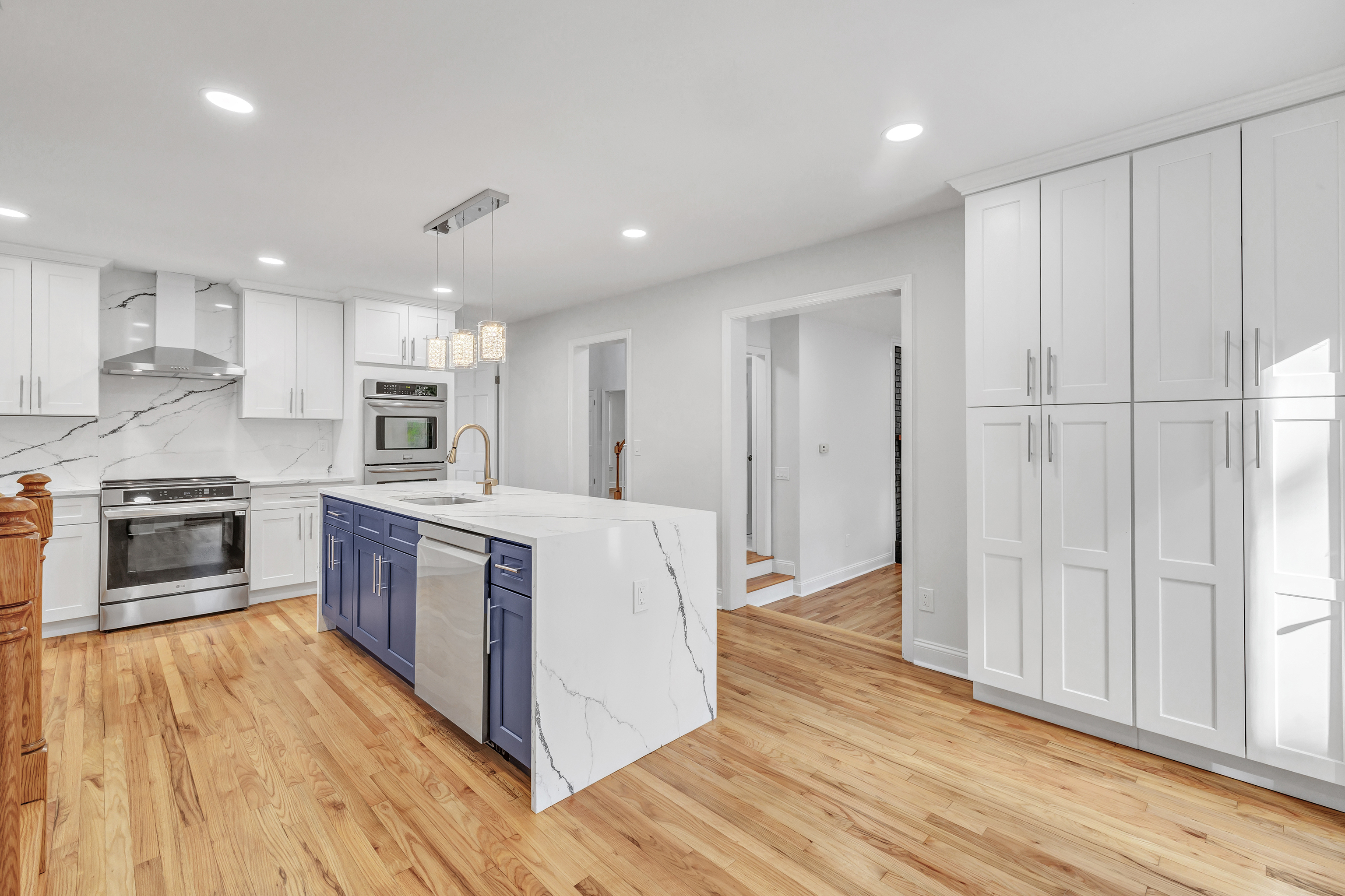 93 Putting Green Road North Trumbull, CT 06611 - Photo 9 of 40 a large kitchen with stainless steel appliances granite countertop a large counter top and a stove top oven