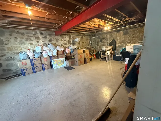 a view of storage and utility room