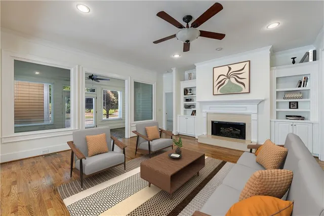 a kitchen with granite countertop a stove and a microwave