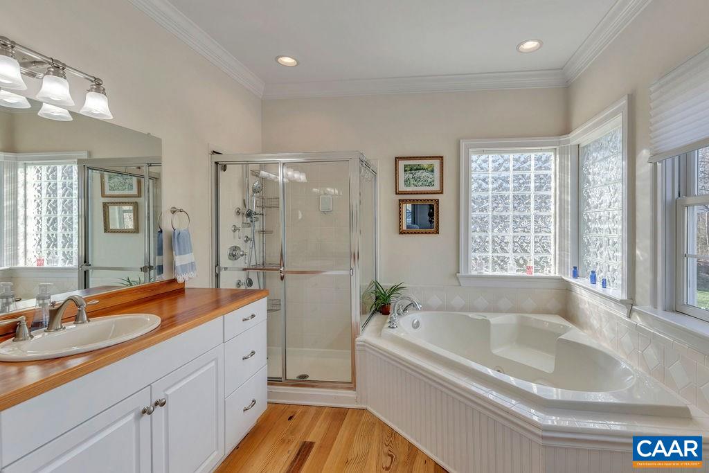 7920 Chestnut Grove Road Esmont, VA 22937 - Photo 10 of 34 a spacious bathroom with sink shower bathtub and mirror