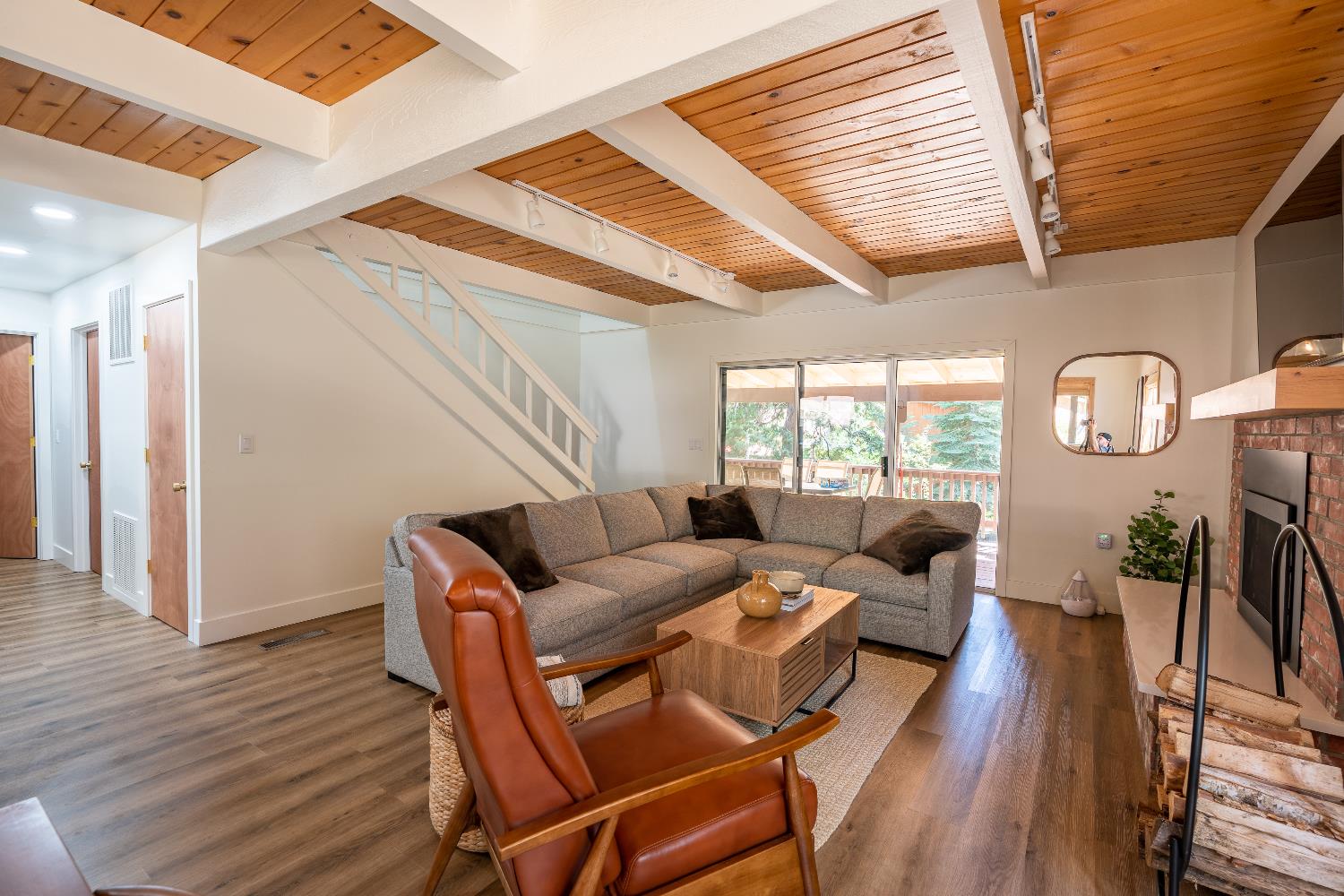 28960 Snowhite Ridge Drive Long Barn, CA 95335 - Photo 4 of 15 a living room with furniture a wooden floor and next to a window