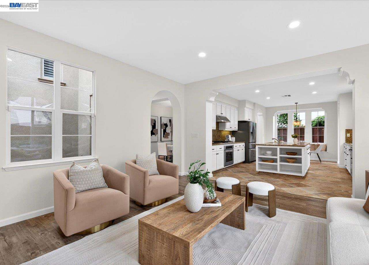 8148 Briar Oaks Drive San Ramon, CA 94582 - Photo 13 of 40 a living room with furniture wooden floor and a large window