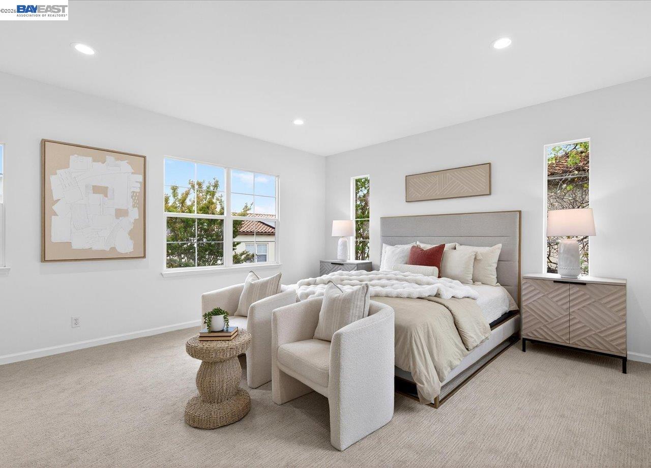 8148 Briar Oaks Drive San Ramon, CA 94582 - Photo 24 of 40 a bedroom with a bed and a couch