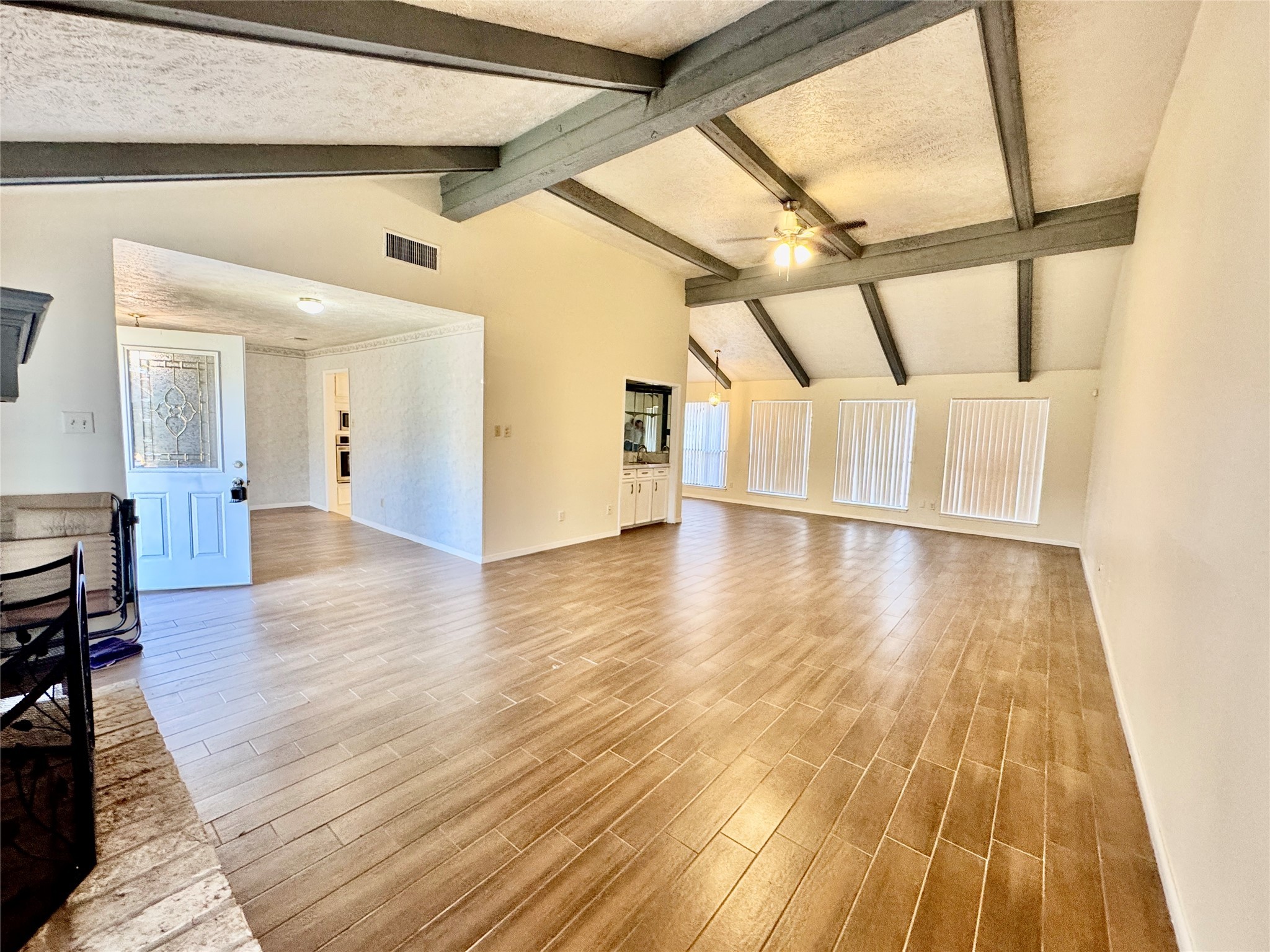 10131 Sagedale Drive Houston, TX 77089 - Photo 5 of 21 a view of entryway with wooden floor