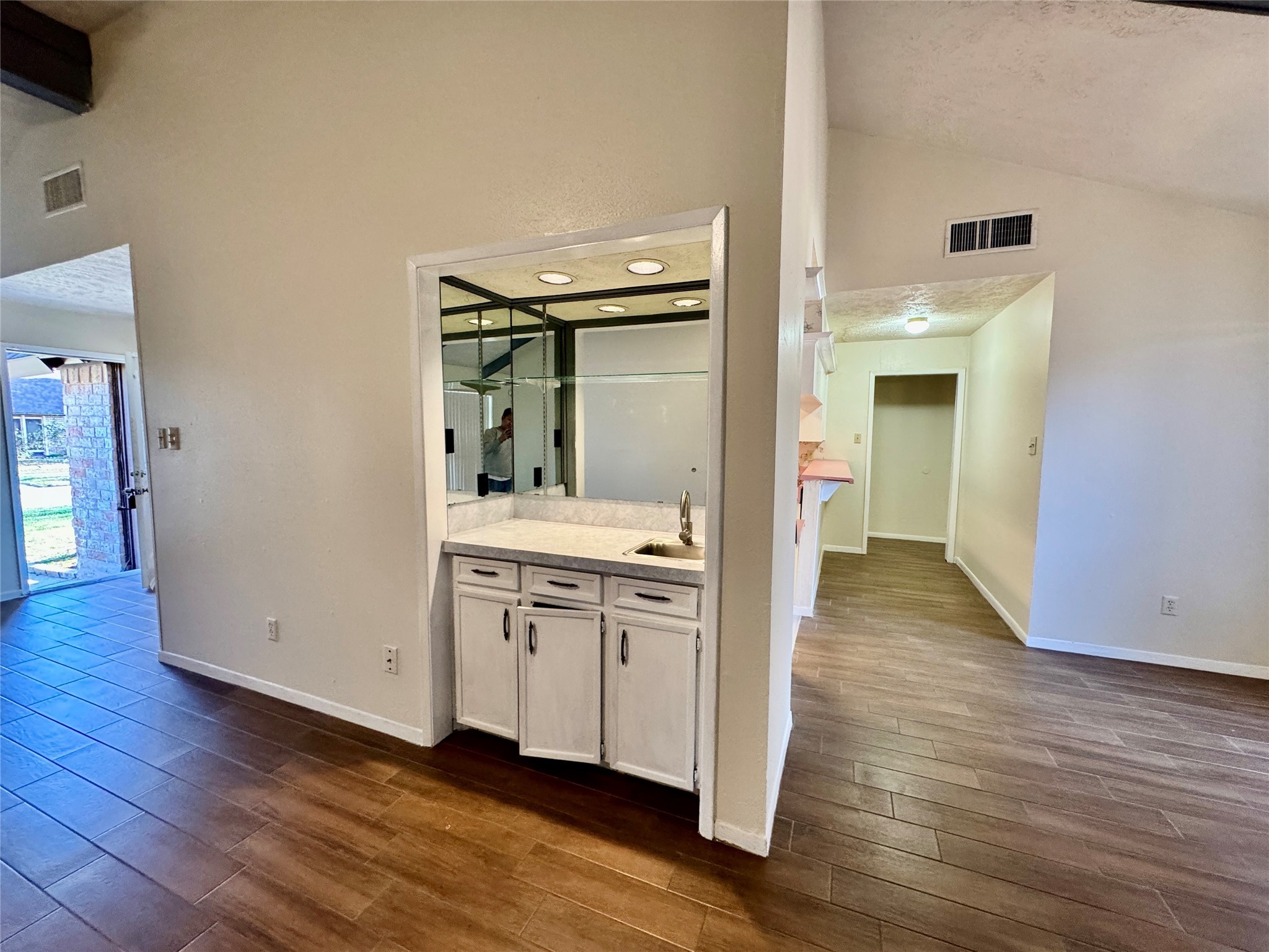 10131 Sagedale Drive Houston, TX 77089 - Photo 8 of 21 a bathroom with a sink and a mirror