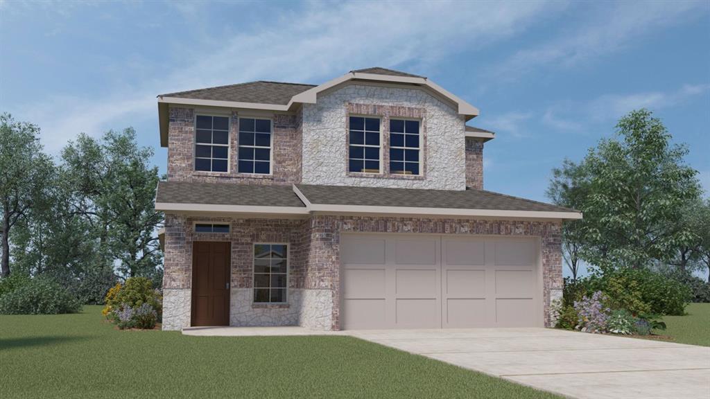1606 Potomac Lane Blue Ridge, TX 75424 - Photo 1 of 1 Craftsman inspired home featuring concrete driveway, an attached garage, a front yard, and stone siding