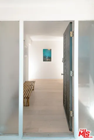 a view of front door