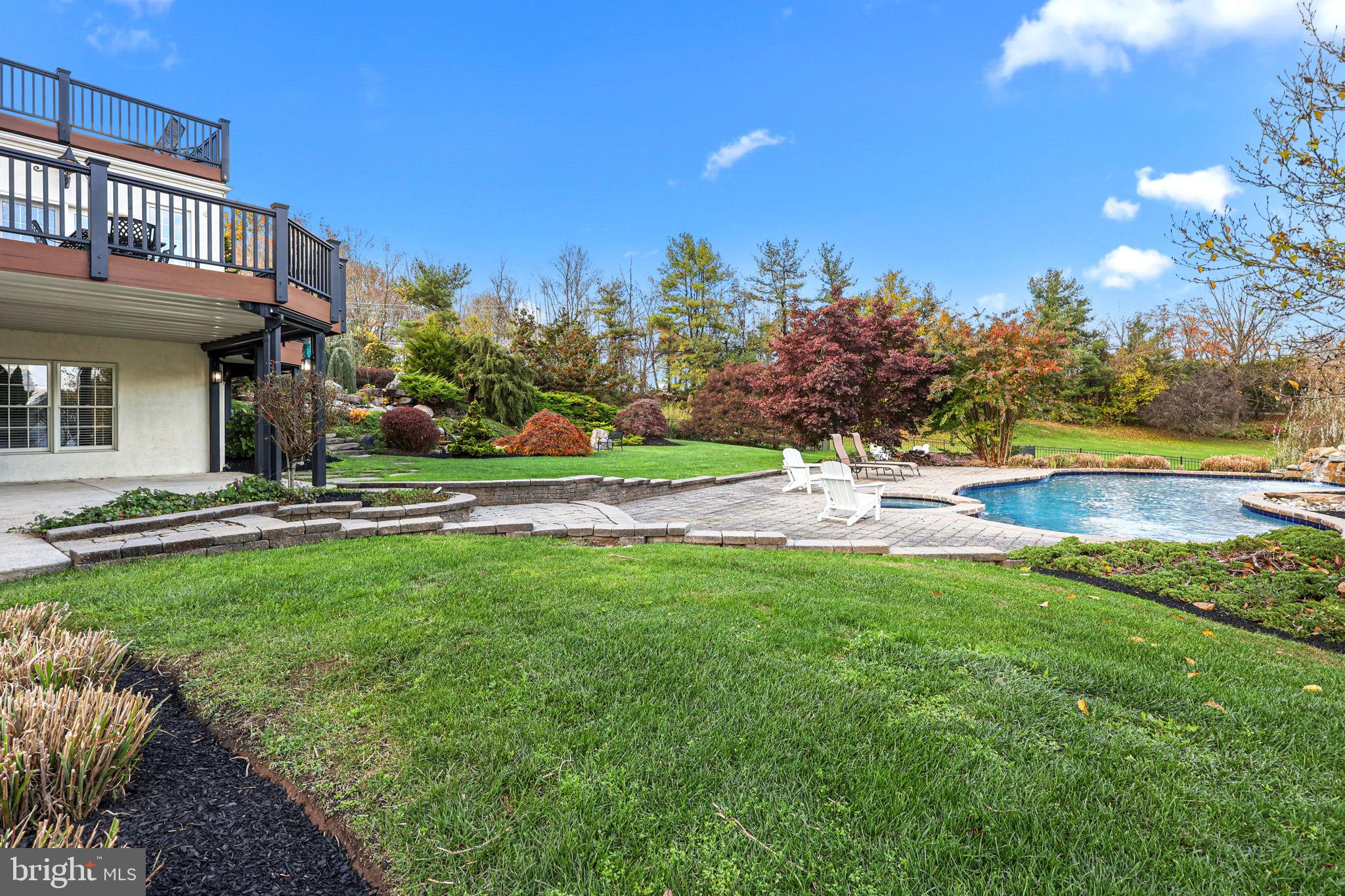 1 Windy Hollow Road New Hope, PA 18938 - Photo 77 of 94 Lower Level Patio to Pool Area
