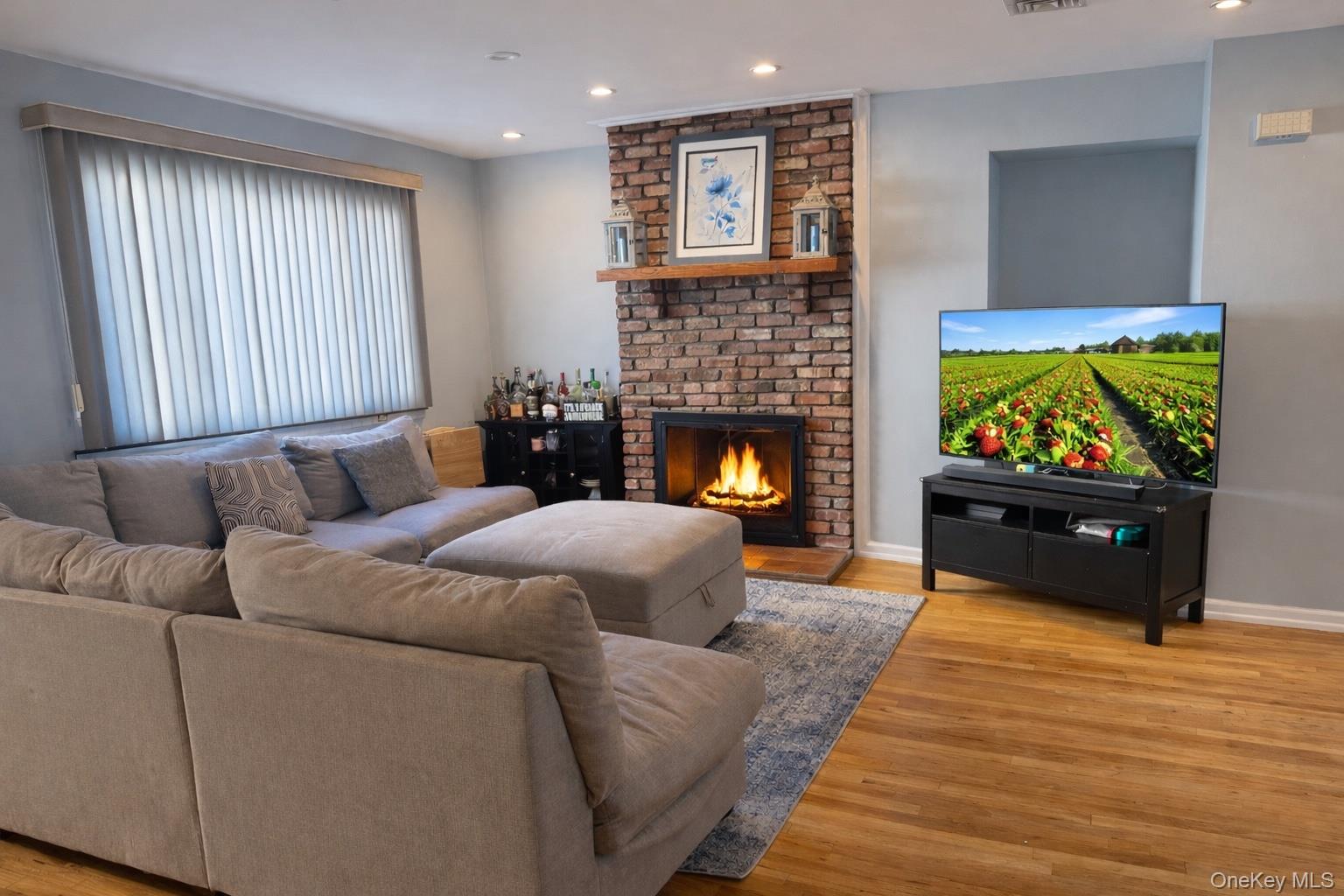 88 East Valley Stream Boulevard, Unit 9 Valley Stream, NY 11580 - Photo 3 of 17 a living room with furniture and a fireplace or television