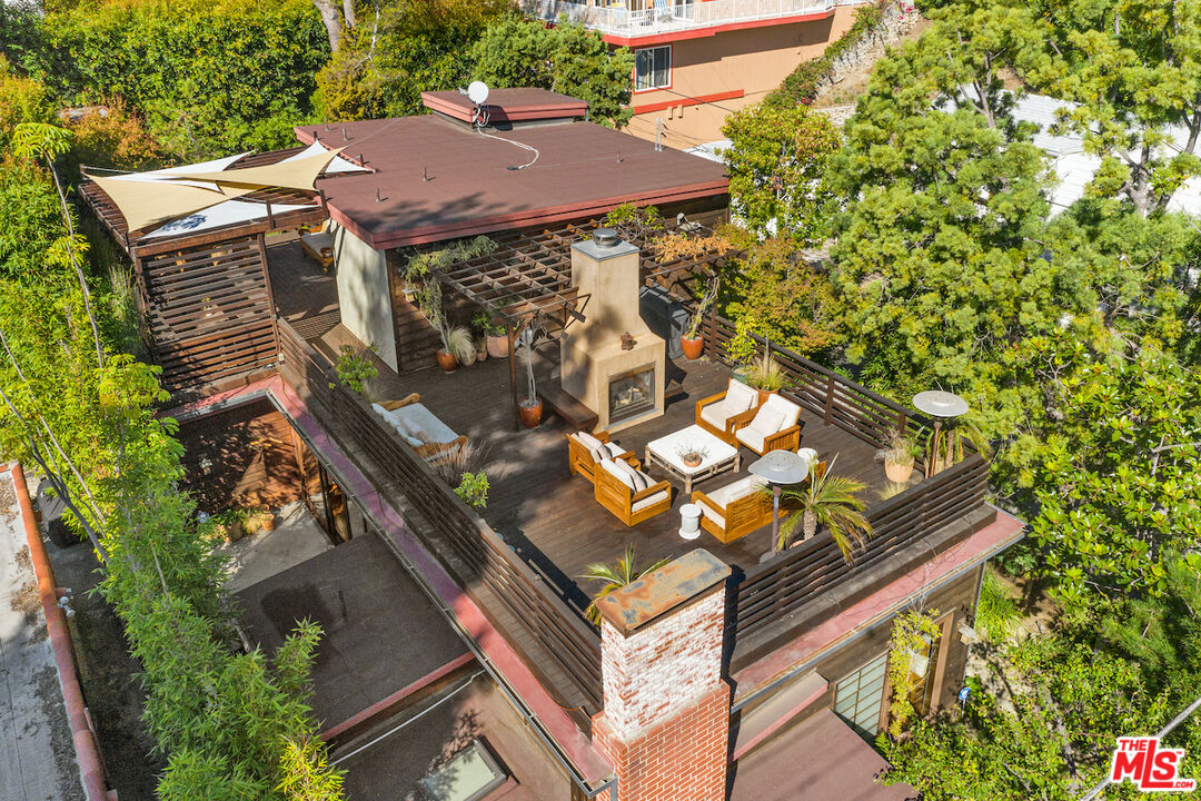 473 West Rustic Road Santa Monica, CA 90402 - Photo 2 of 25 an aerial view of residential houses with outdoor space
