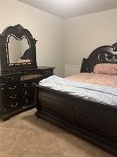 1617 Darwin Cedar Drive Rosharon, TX 77583 - Photo 25 of 27 a bedroom with a bed and a mirror