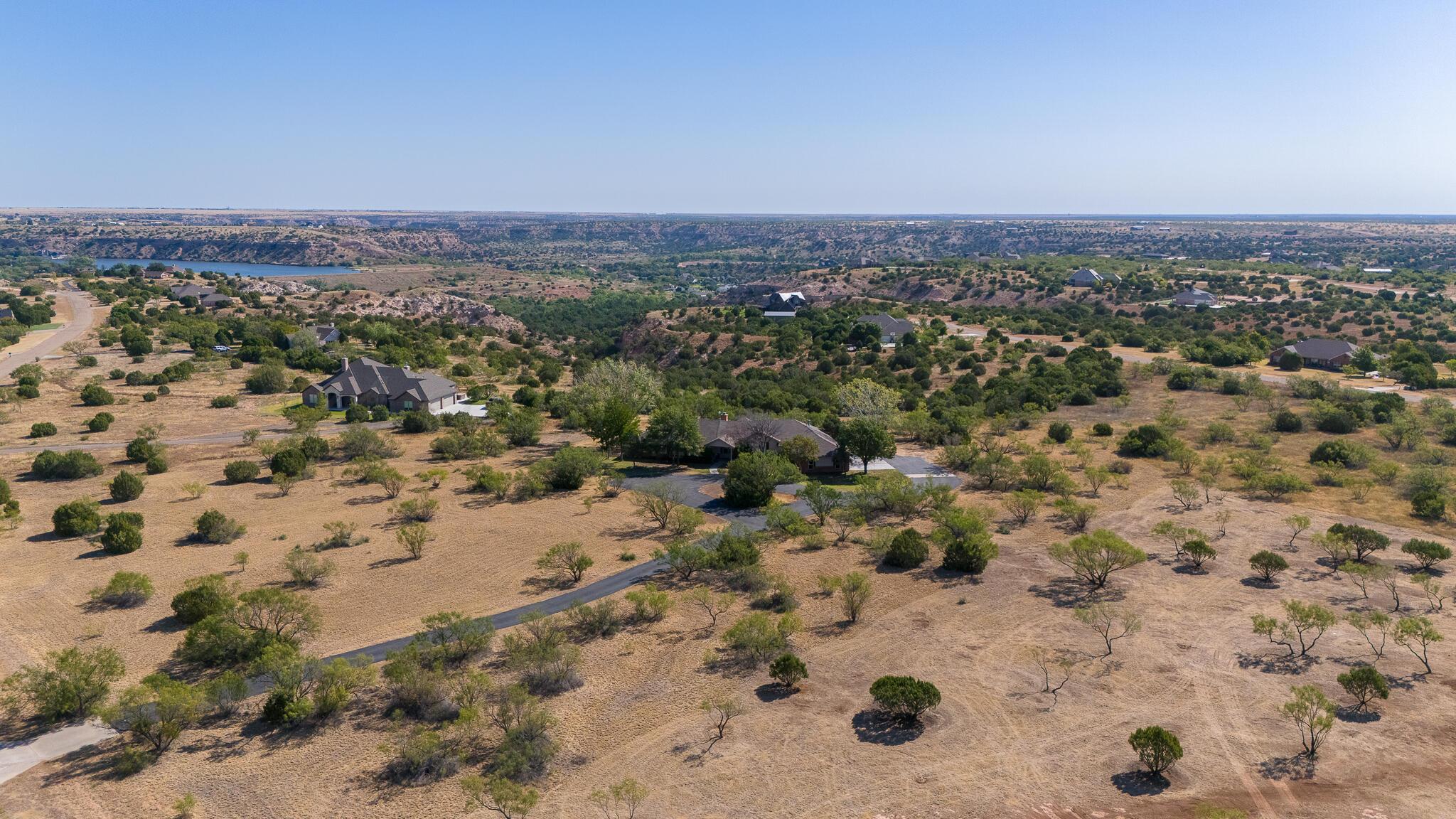 327 Lake Ridge Road Canyon, TX 79015 - Photo 30 of 38 an aerial view of a yard