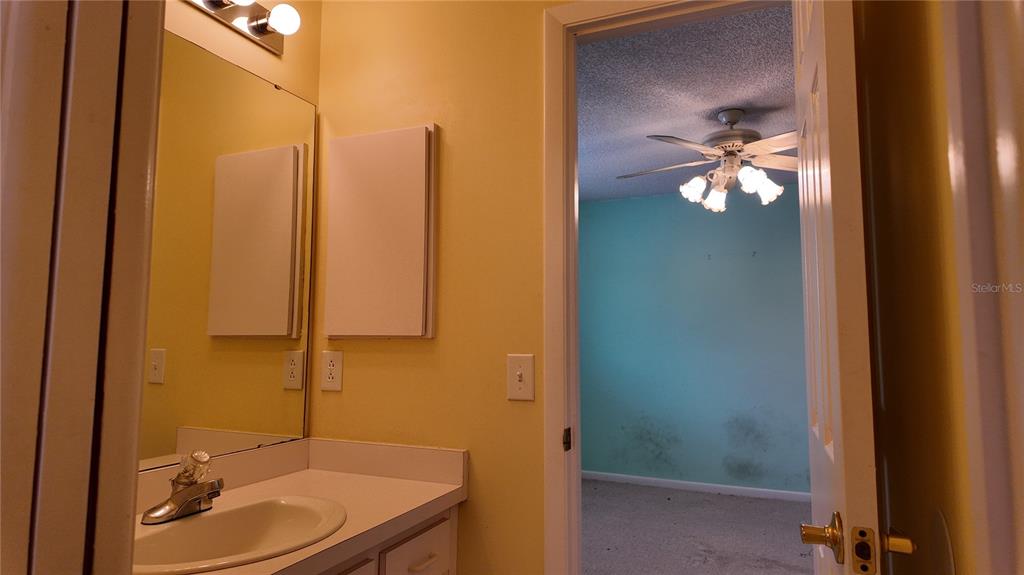 1767 Southeast 27th Loop Ocala, FL 34471 - Photo 60 of 79 a bathroom with a sink a mirror and a shower