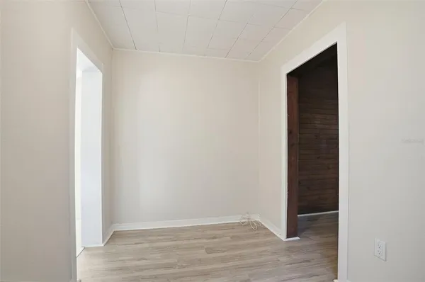 a view of an empty room