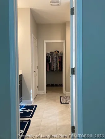 a view of a walk in closet