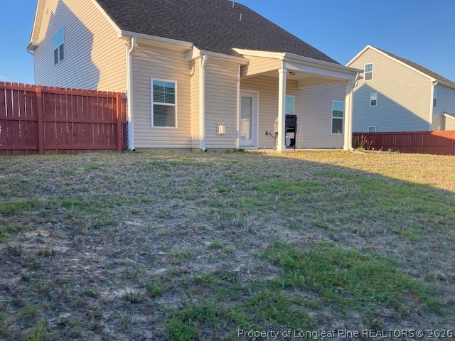 144 Haynes Church Road Raeford, NC 28376 - Photo 23 of 24 a view of a house with backyard and garden