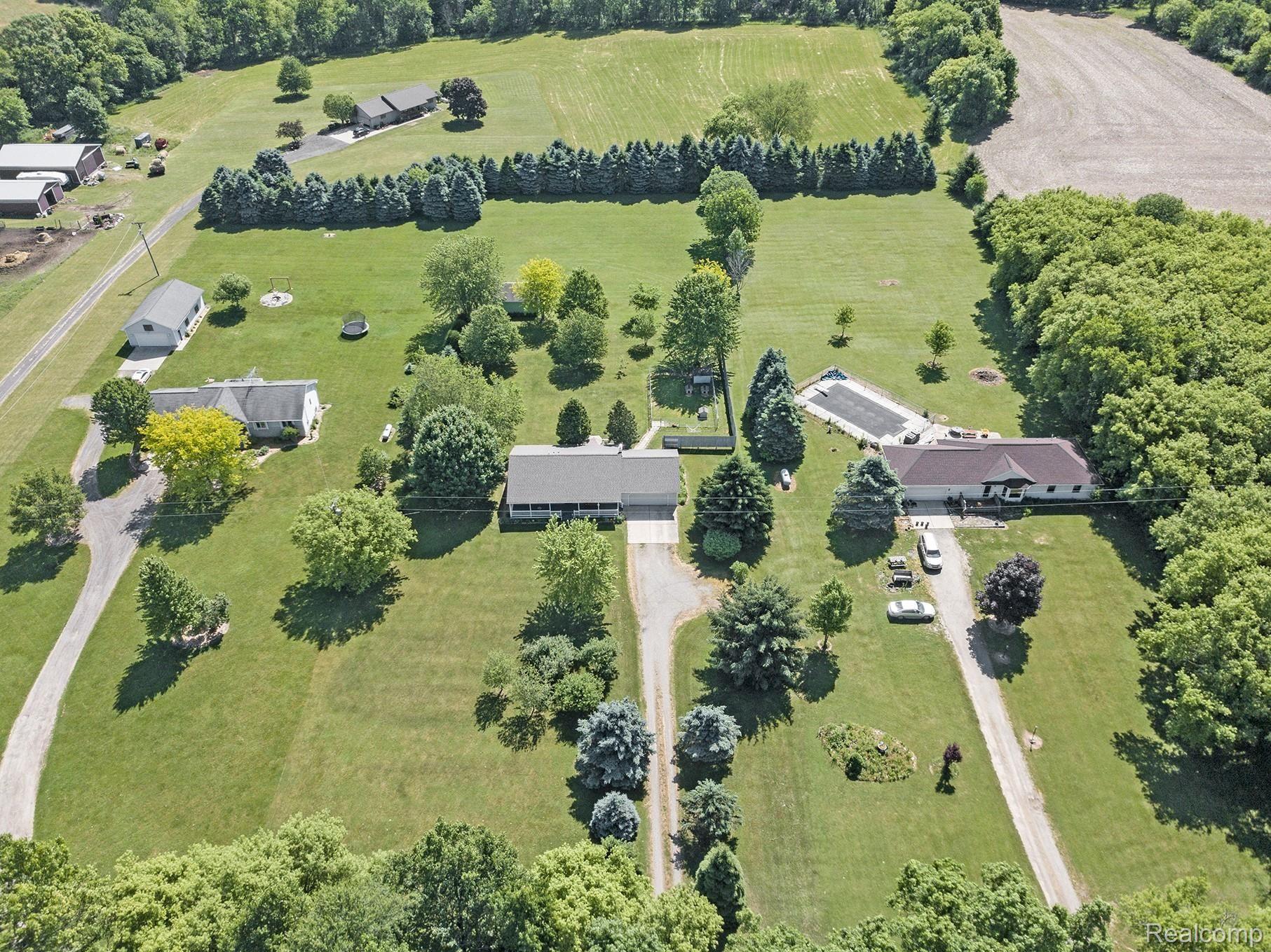 77 Kane Road South Webberville, MI 48892 - Photo 23 of 38 Overhead of the property