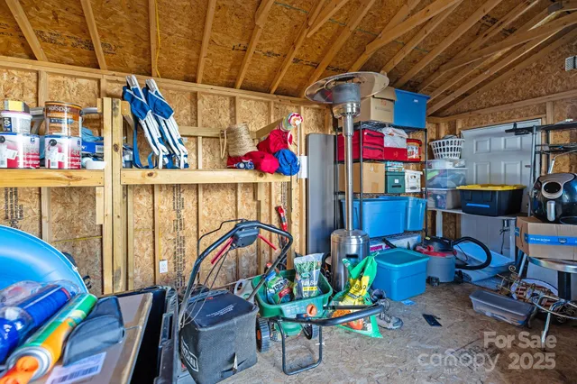 a view of storage in a room