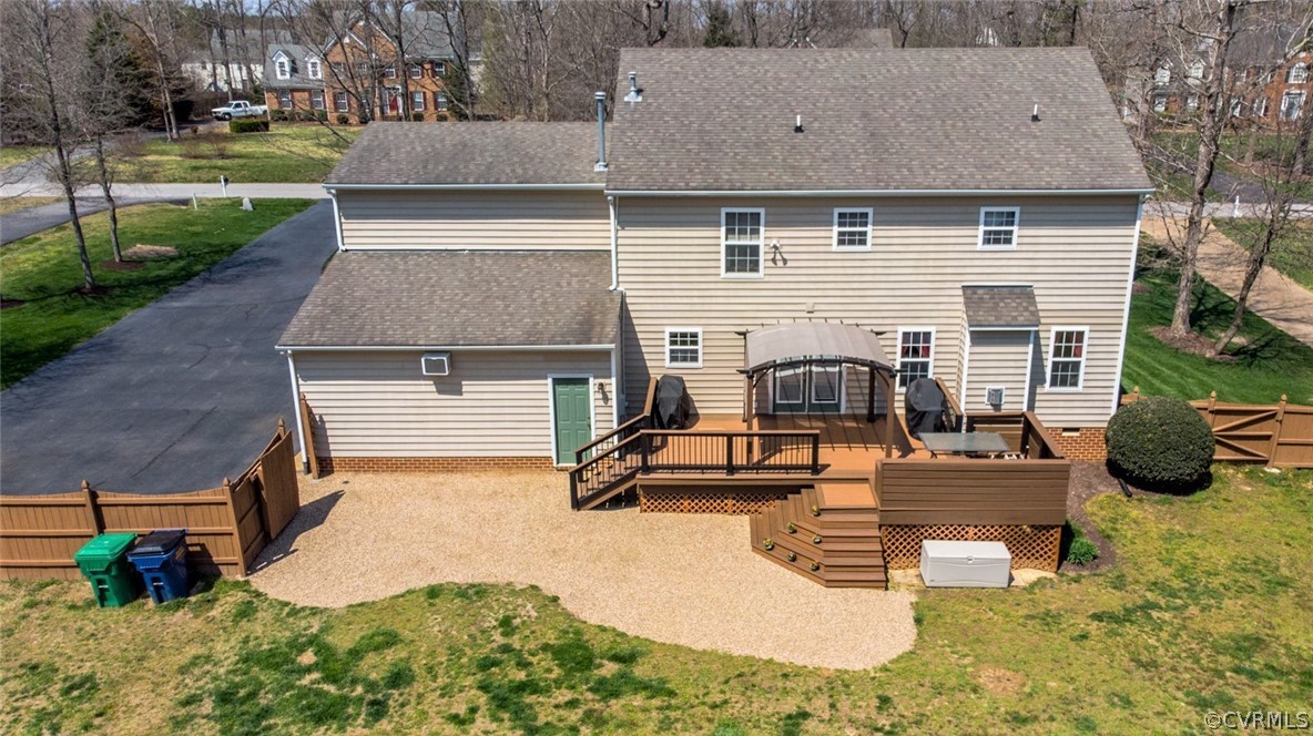 13513 Brandy Oaks Road Chesterfield, VA 23832 - Photo 3 of 38 Rear view of home. Power washed 4/1/19. Custom bui