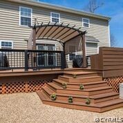 13513 Brandy Oaks Road Chesterfield, VA 23832 - Photo 32 of 38 Custom 12 x 22 TIMBERTECH composite deck with buil