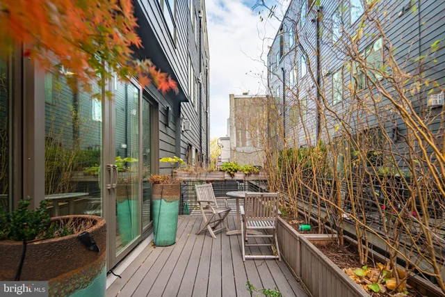 a view of balcony and patio