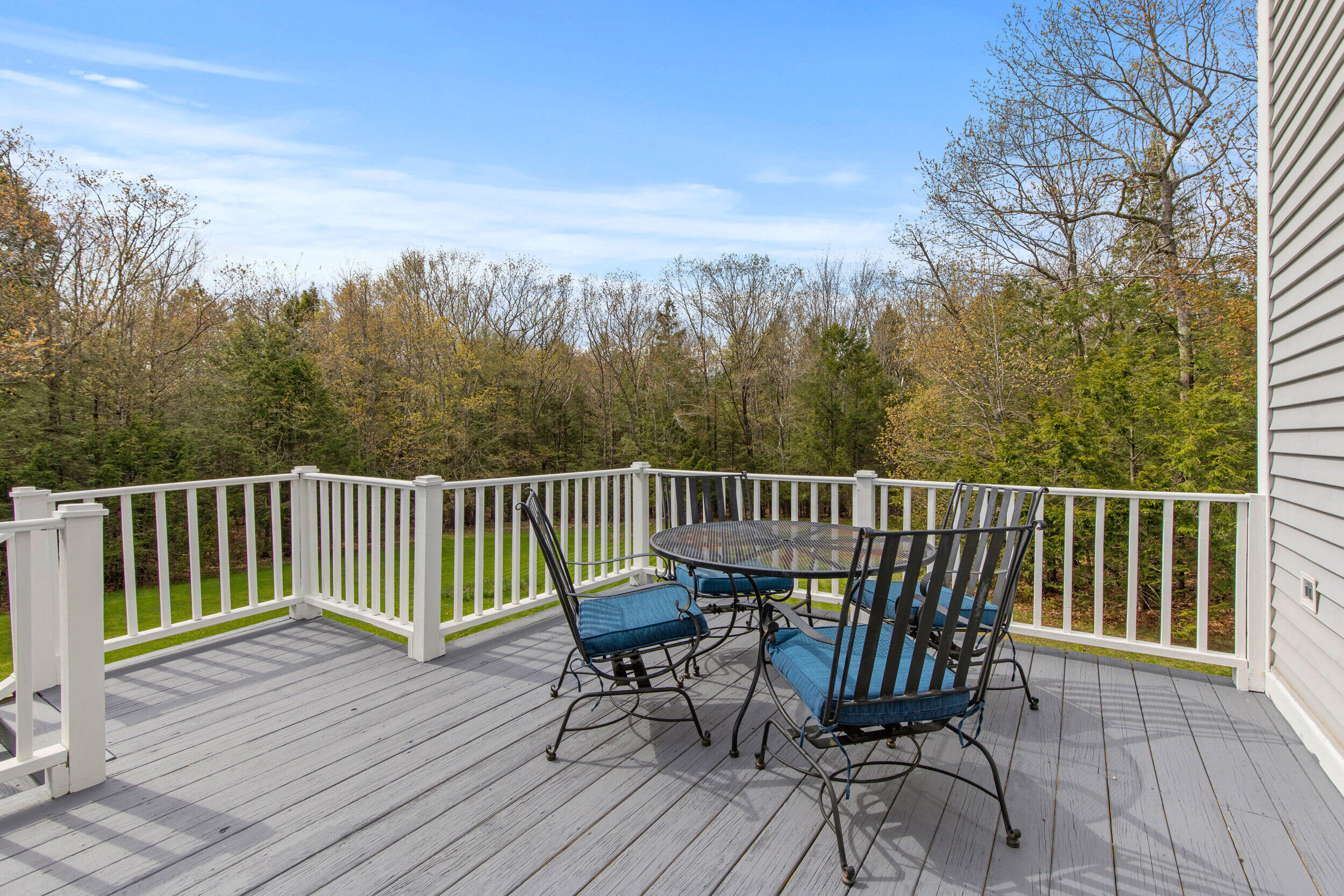 319 Harris Road Cumberland Center, ME 04021 - Photo 45 of 47 Large-deck-private-views-backyard