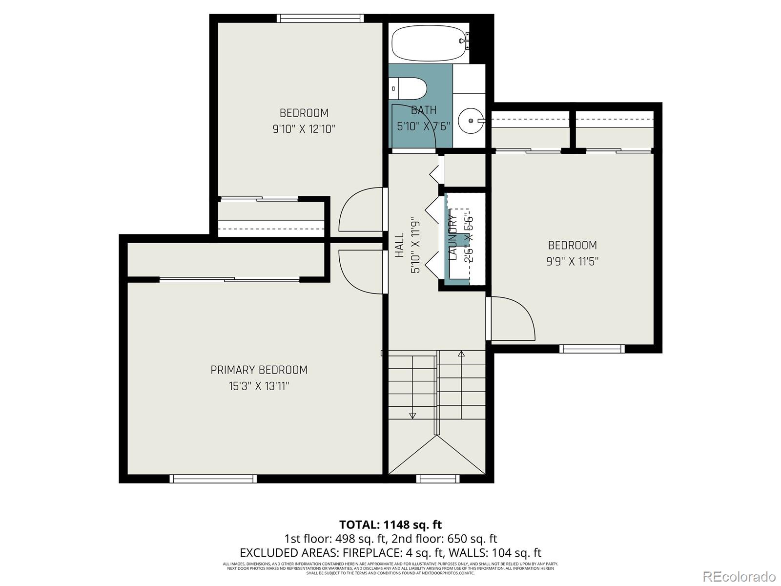 15922 East Rice Place, Unit B Aurora, CO 80015 - Photo 23 of 30 a picture of floor with a white wall and sign