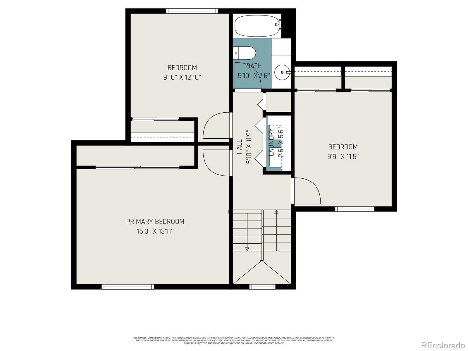 15922 East Rice Place, Unit B Aurora, CO 80015 - Photo 25 of 30 a picture of a bench in front of a door
