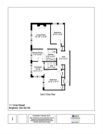 $590,000 | 11 Vinal Street, Unit 5, Boston, MA 02135