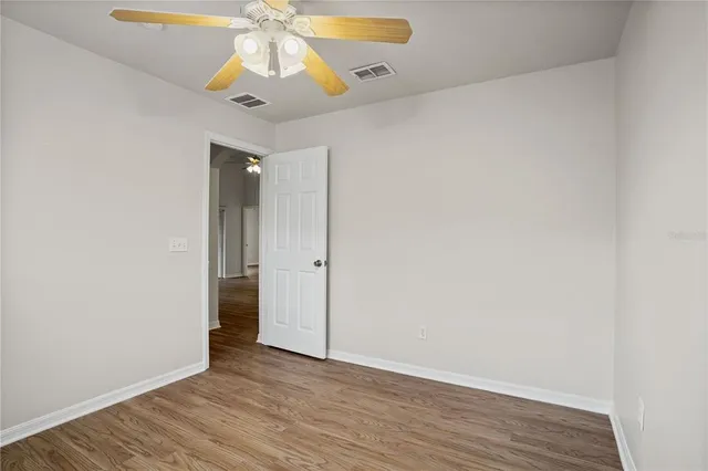 a view of a closet area