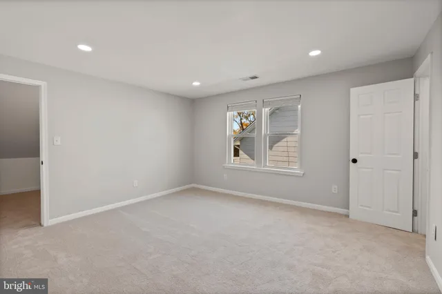 a view of empty room