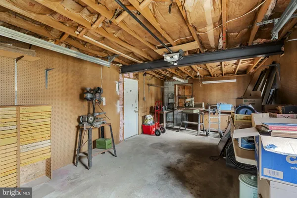 a view of storage and utility room