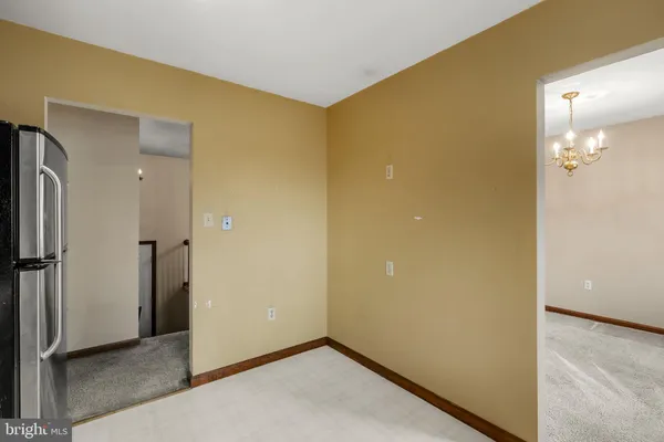 a view of empty room