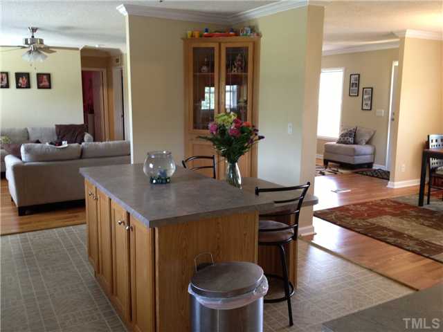 2762 Old Allensville Road Roxboro, NC 27574 - Photo 4 of 6 Kitchen is open to dining and living areas