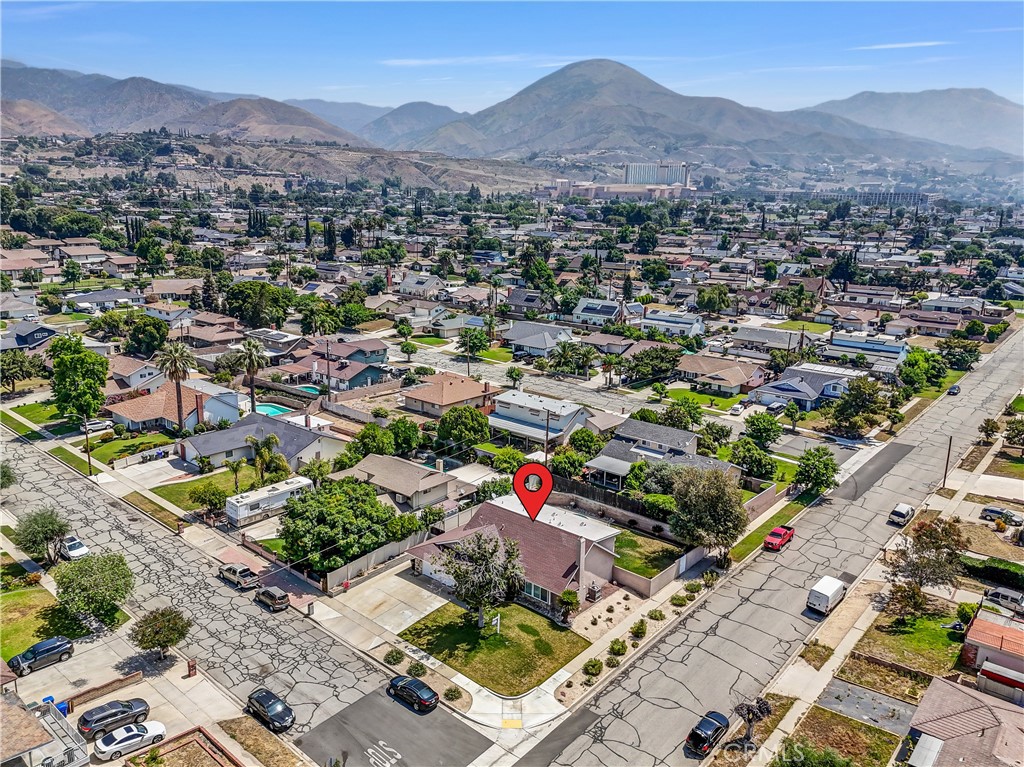 5991 Rogers Lane San Bernardino, CA 92404 - Photo 33 of 33 an aerial view of residential house with an outdoor space