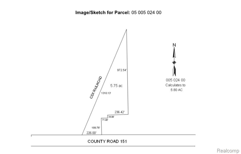 1920 Lakeside Road Erie, MI 48133 - Photo 15 of 15 Lot Lines.jpeg