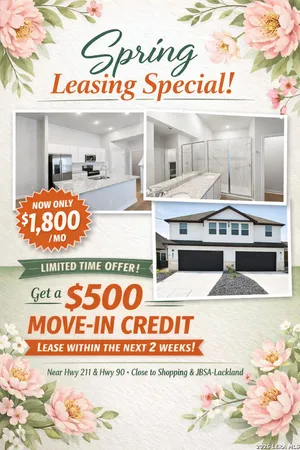 $1,800 | 308 Nespral Drive, San Antonio, TX 78253