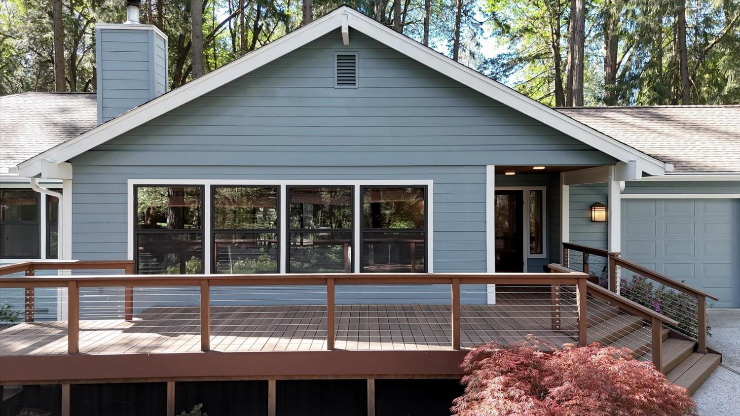 12523 Banner Lava Cap Road Nevada City, CA 95959 - Photo 44 of 57 a view of house with backyard space and balcony