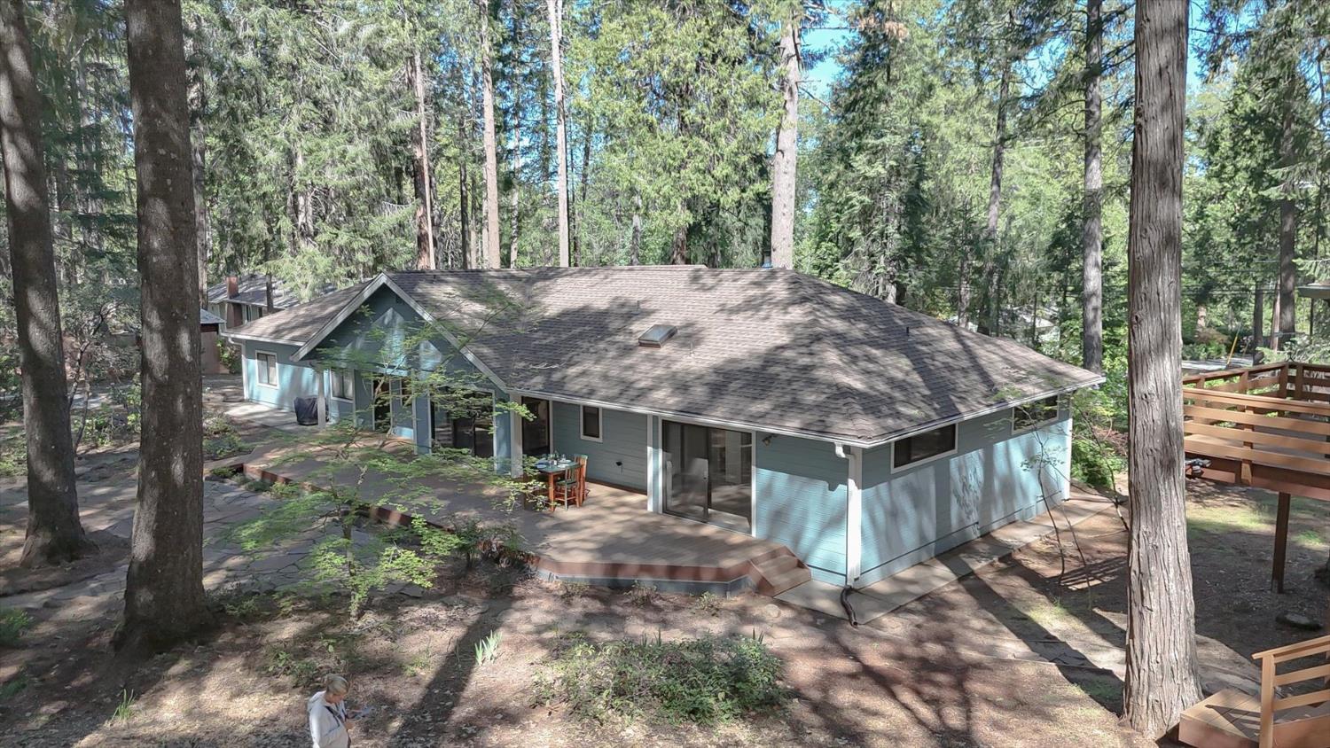 12523 Banner Lava Cap Road Nevada City, CA 95959 - Photo 50 of 57 a view of a house with backyard and trees
