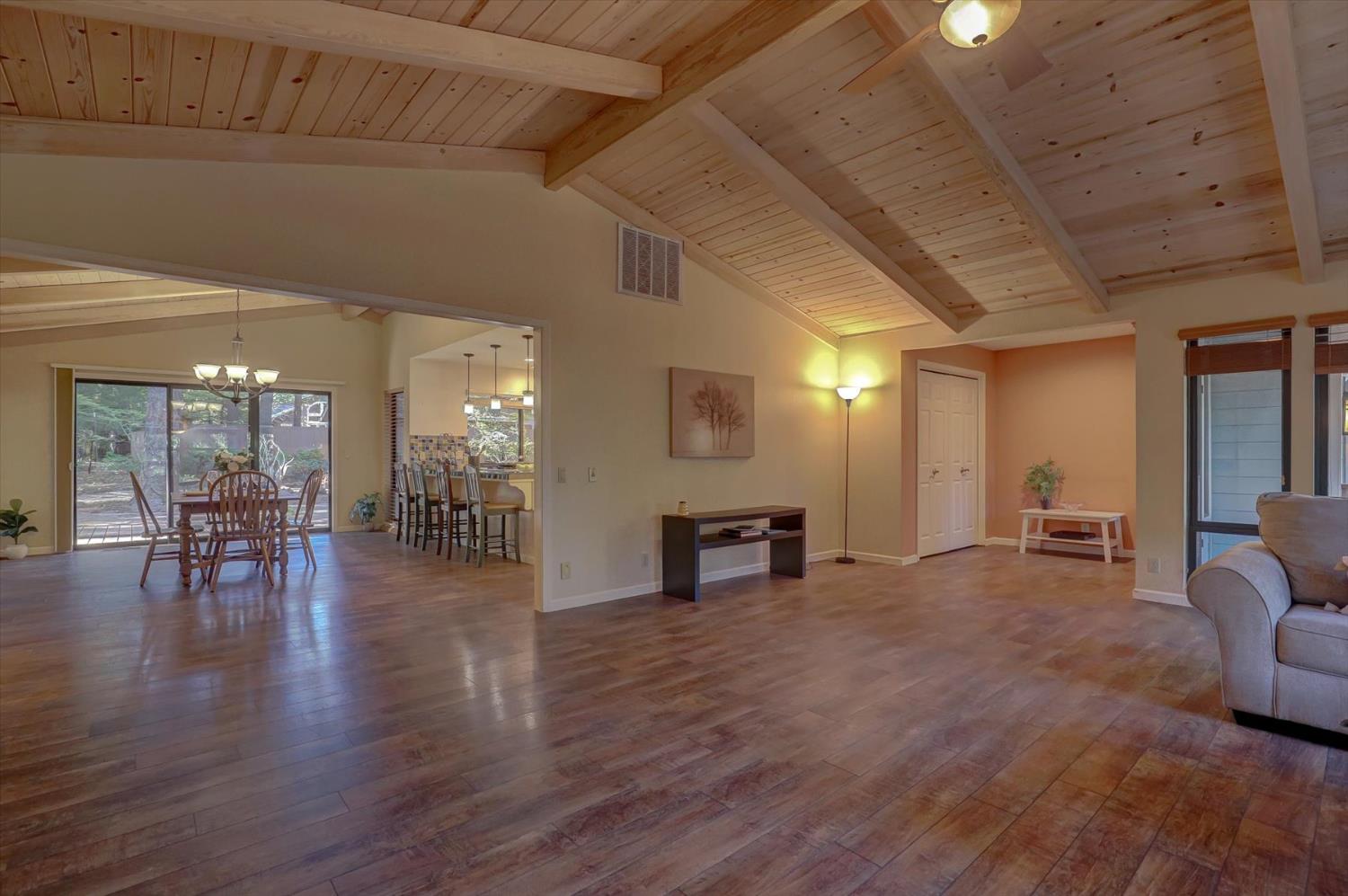 12523 Banner Lava Cap Road Nevada City, CA 95959 - Photo 5 of 57 a view of a livingroom with furniture and wooden floor