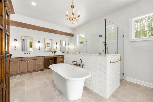 a room with a book shelf and a wooden floor